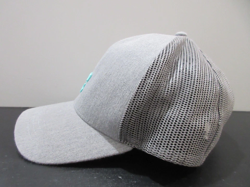 Billabong Hat Cap Snap Back Gray Blue Surfer Surf Surfing Baseball Trucker Mens - Image 3 of 4