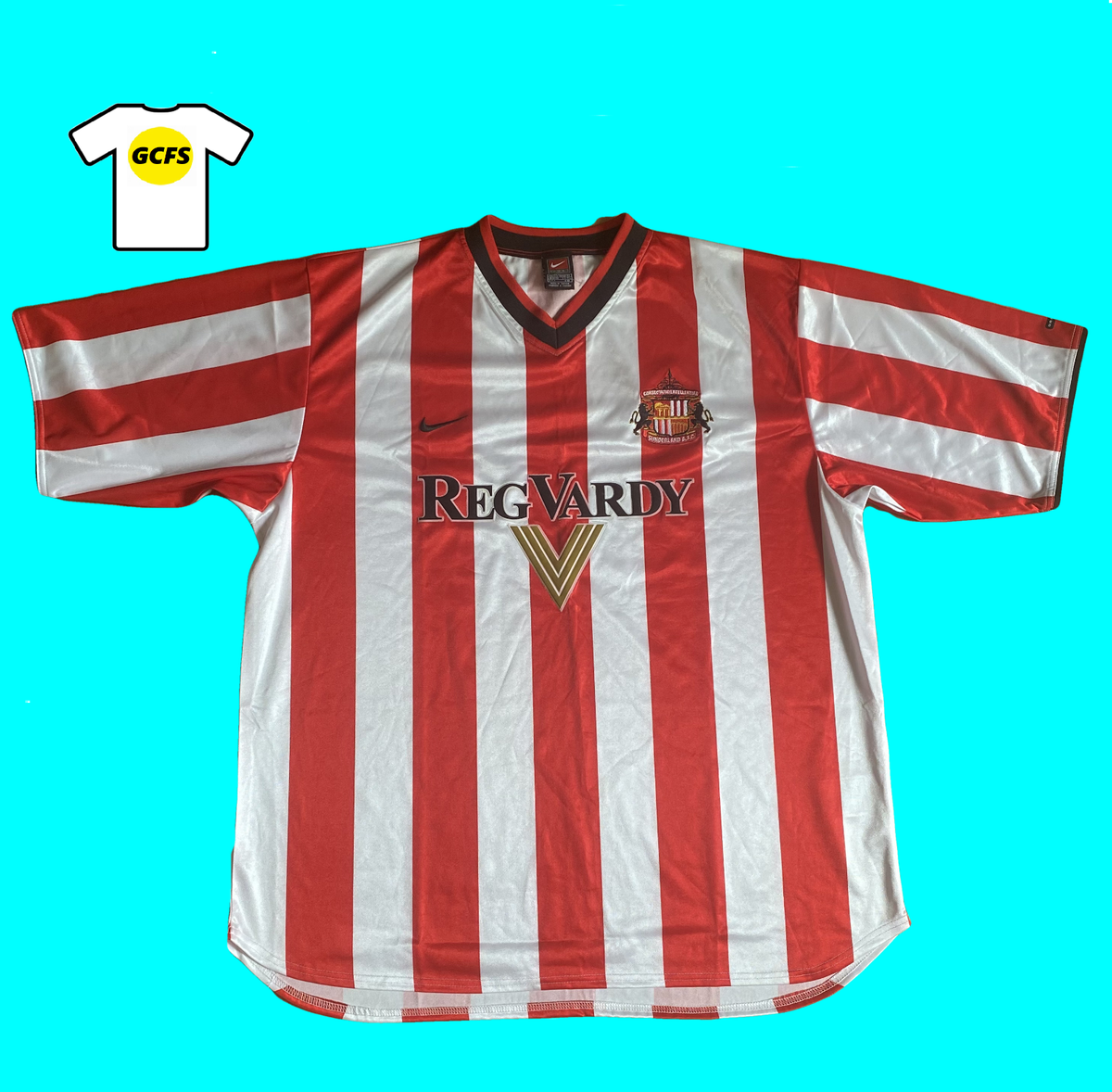 Maillot Extérieur Sunderland 2000-2002 - Taille L, Manches Longues, Blanc - Nike