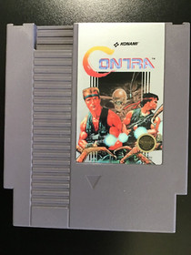 CONTRA NINTENDO NES GAME - WITH BOX - KONAMI (1987)