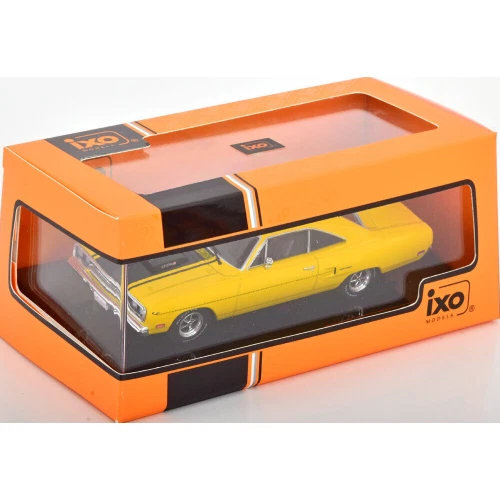 PLYMOUTH ROAD RUNNER 1975 YELLOW 1:43 Ixo Model Auto Stradali Modellino Nuovo - Immagine 3 di 3