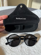Authentic Polo Ralph Lauren PH 4122 5001/87 Round Black Designer Sunglasses
