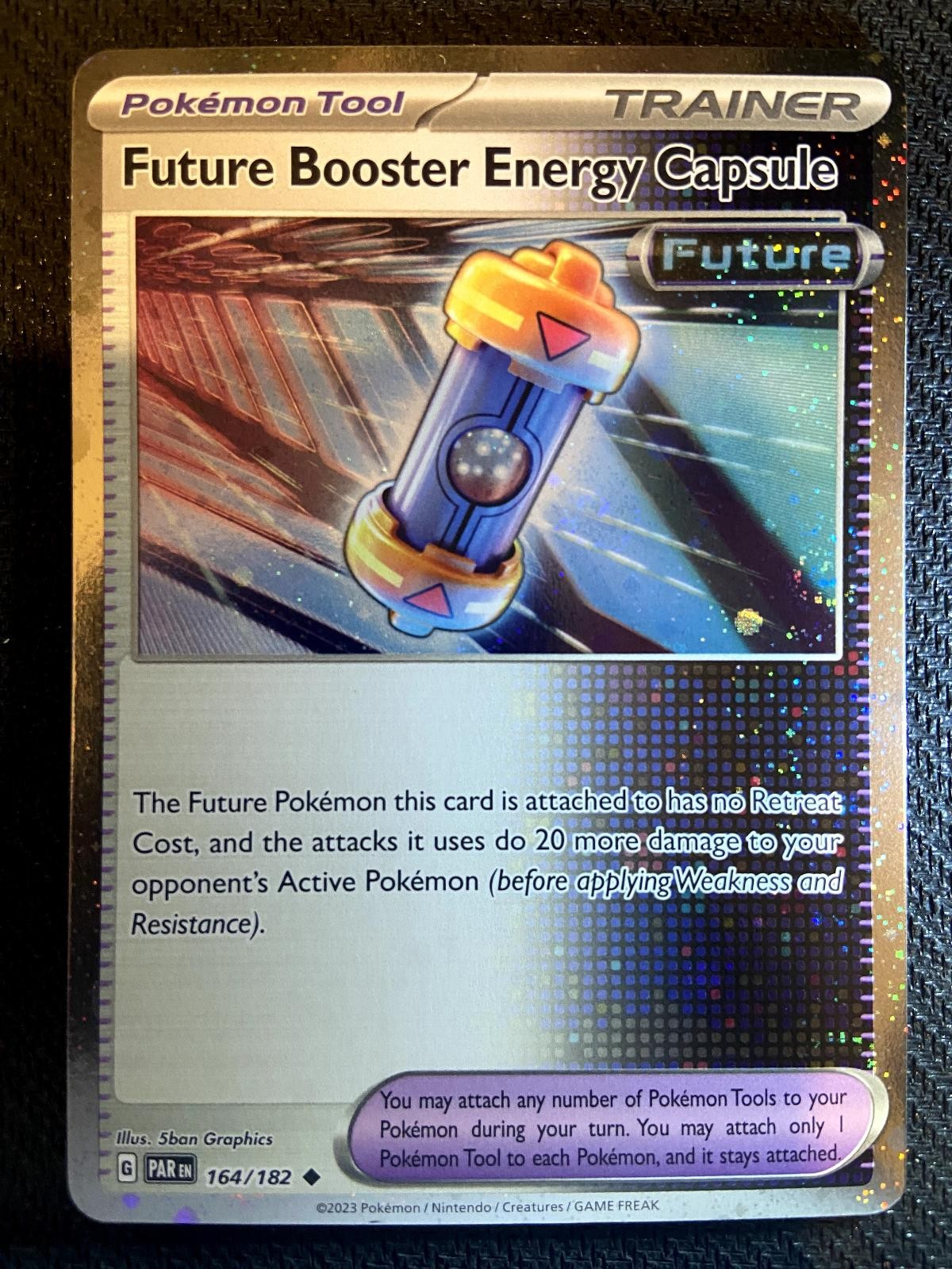 Future Booster Energy Capsule 164/182 Paradox Rift Pokemon Cosmo Holo Promo 2024