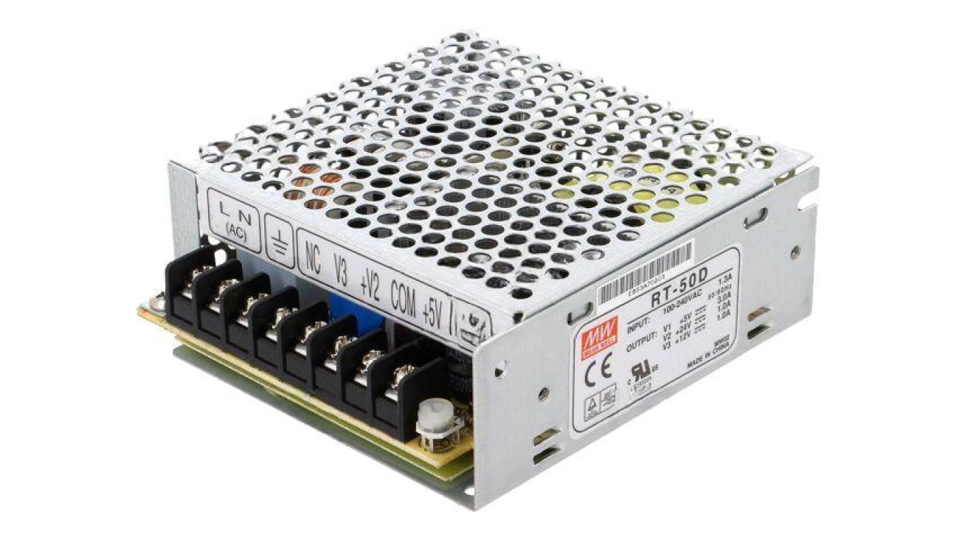 Switching Power Supply for Modular Installation 51W 5VDC RT-50D
