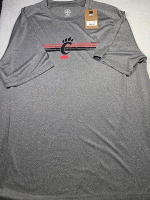 Cincinnati Bearcats Performance T Shirt Mens XL Gray Athletic Rivalry Threads