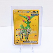 Iron leaves EX Gold | Pokémon TCG Temporal Forces Holo Hyper Rare - 213/162