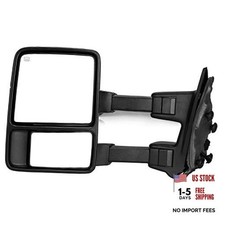 Towing Mirror for 2008-2016 Ford F250 Amber For 08-16 F250/F350/F450/F550 LH