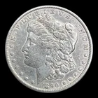 1890 Morgan Silver Dollar, XF+