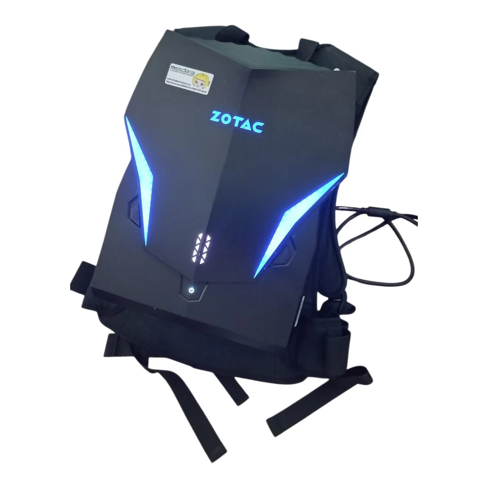 PC computer a zaino realtà virtuale Intel i7-9850H 16gb 256 nvme gaming rtx3000 - Immagine 3 di 4