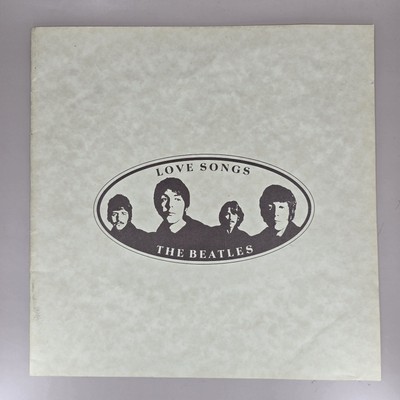 Beatles Lyrics Album Insert From The Love Songs Album 1977 BOOKLET ONLY