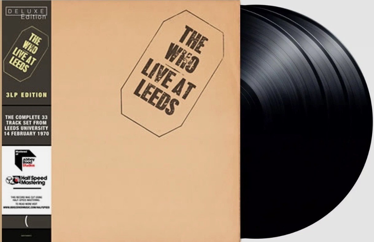 The Who Live at Leeds Deluxe 3LP Half-Speed Remastered 180 Gram Vinyl New Sealed