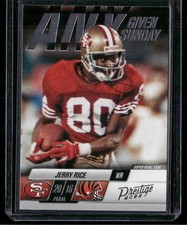 2022 Panini Prestige #2 Jerry Rice Any Given Sunday Xtra Points