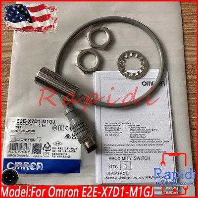 Proximity Switch Sensor E2EX7D1M1GJ  For Omron E2E-X7D1-M1GJ 12-24VDC 0.3M 4Pins