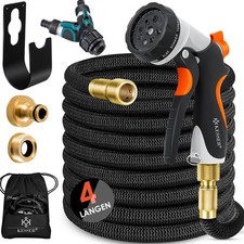 RETOURE Premium Gartenschlauch Flexibler Wasserschlauch dehnbarer 15m