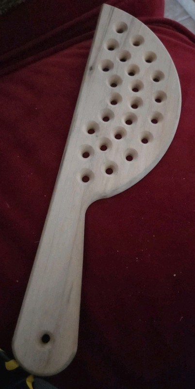Wooden Crescent Strainer