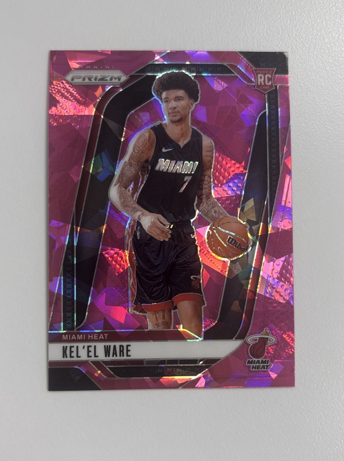 2024-25 Panini Prizm - Kel'el Ware - Pink Cracked Ice Prizm RC #248 🧊🧊