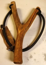 Vintage Handmade Wood Slingshot