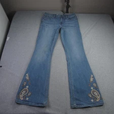 Idyllwind Miranda Lambert Jeans Womens 12/34 Embroidered Paisley Flare Leg Boho