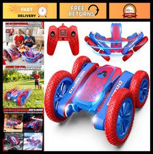 4WD RC Stunt Car - Cyclone Mode, 360  Spins, Rechargeable, Dual Motors, Ages 4-1