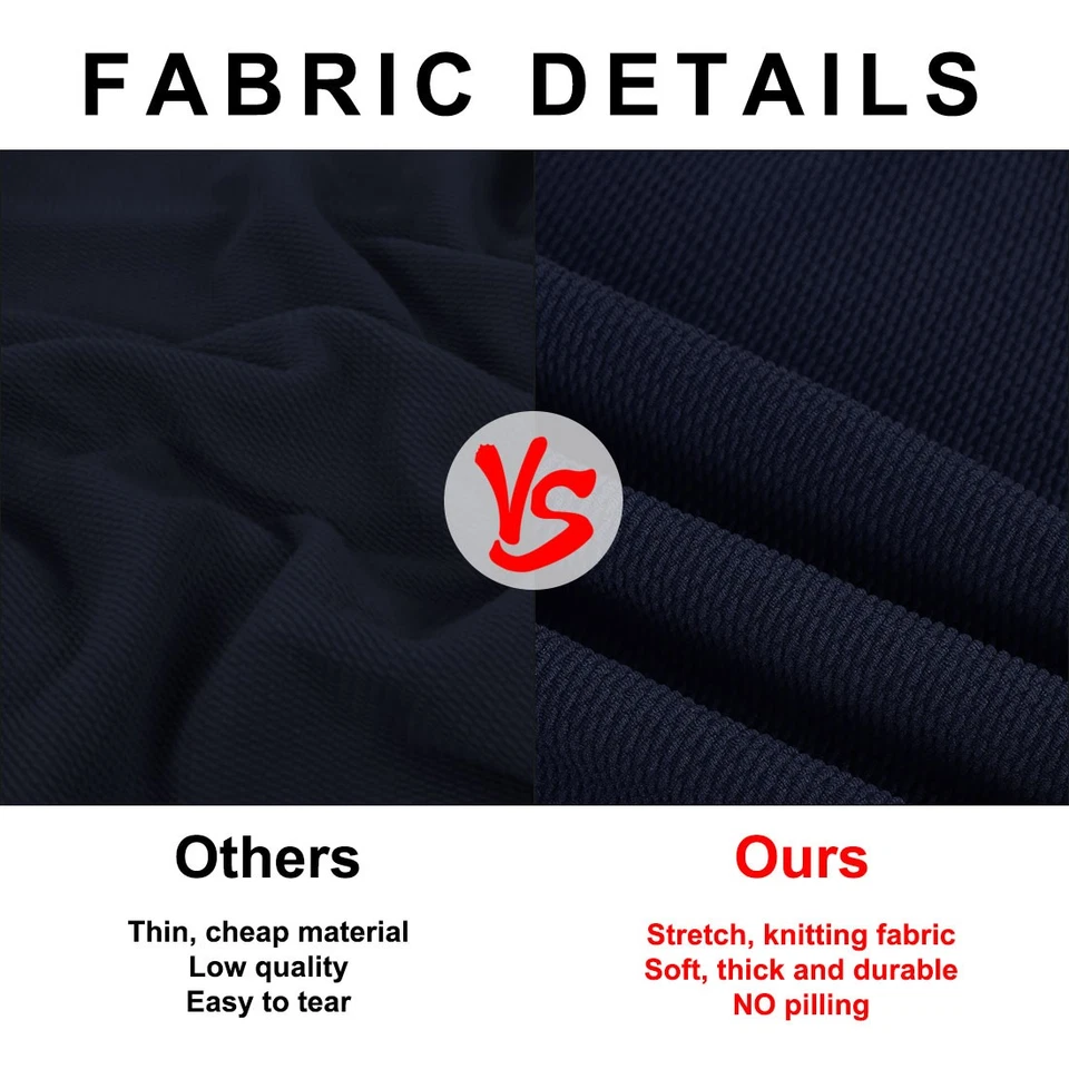 Housse de Chaise de Bureau Extensible Bande Housse de Chaise Ordinateur Chaise - Photo 4/4