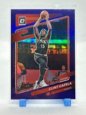 Clint Capela 2021-22 Donruss Optic Purple Prizm #62 Atlanta Hawks