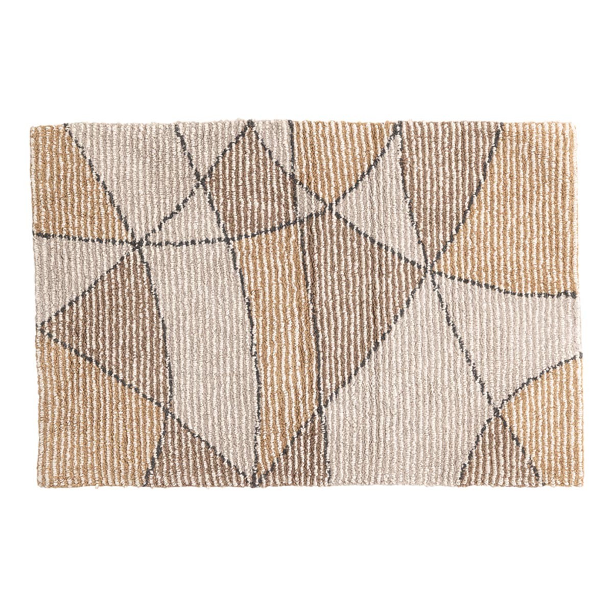 Tapis de bain Loui multicolore 60x90 cm ultra absorbant antidérapant
