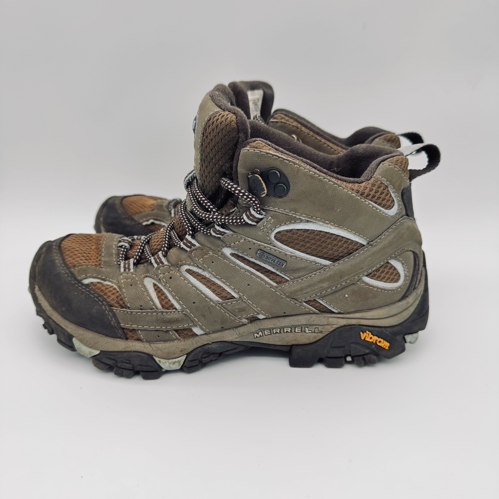 Stivali da trekking Merrell Moab 2 Mid donna 8 5 GTX Gore Tex marrone blu J99796