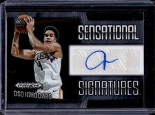 2024-25 Panini Prizm Black Oso Ighodaro Sensational Signatures RC Auto #SS-OSO