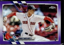 2021 Topps Chrome Update #USC5 Garrett Whitlock Purple Refractor