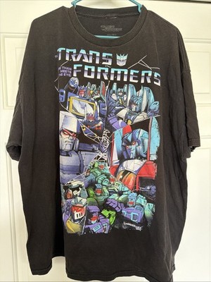 Y2K Transformers T Shirt Deceptions Megatron Large Print  Size XXL