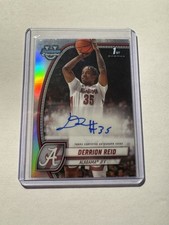 2025 Bowman Chrome U Derrion Reid #20 1st Bowman Refractor AUTOGRAPH- Alabama