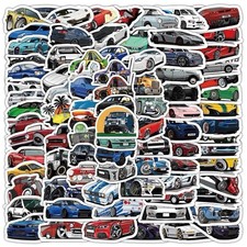 20pcs Random Jdm Racing Sport Car Waterproof Vinyl Stickers
