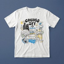 Never Worn Chicago Sky Joe Kraft Short Sleeve Shirt From 5/20/2026 Game: Size M