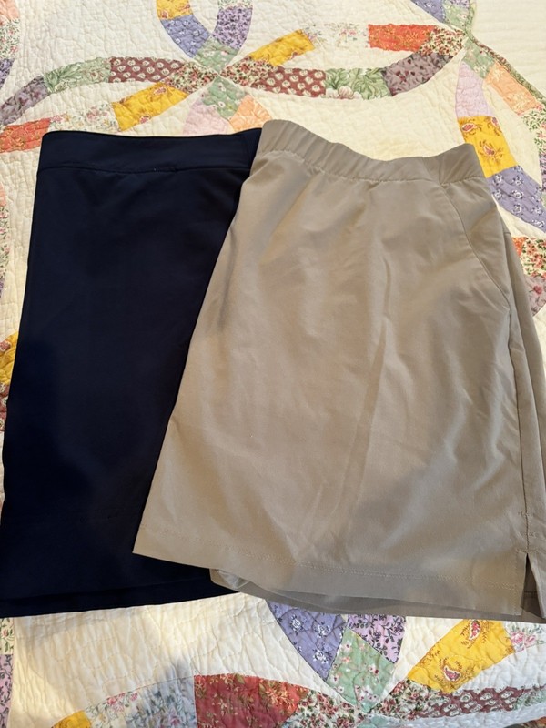 Athletic Skort Lot 2x - Navy Tan Columbia 360 Air