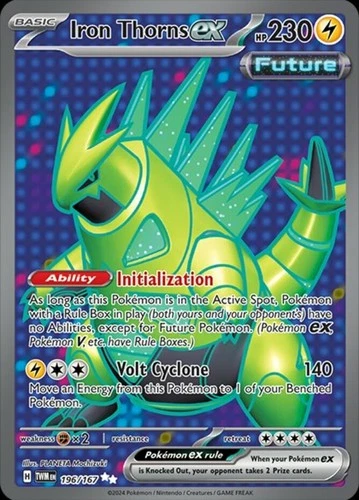 Iron Thorns ex - 196/167 - Ultra Rare Near Mint Twilight Masquerade
