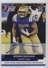 2022 Leaf Pro Set Draft Auto Blue Greg Dulcich Gregg Dulcich #PSA-GD2 Auto 1i9m