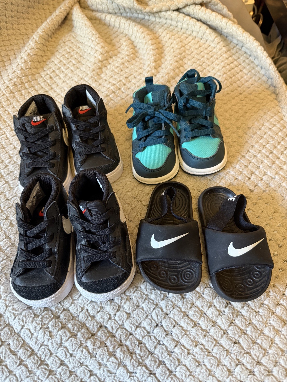Nike Toddler Shoes Lot different sizes 4 pairs. Super Clean-image
