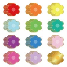 120 PCS 3.5 Inch Small Paper Flower Cutouts Confetti Bulletin Board Decor