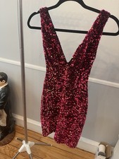 Women’s Pink Sequin Mini Dress Size Small