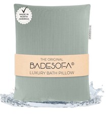 New BADESOFA Luxury Bath Pillow Quick Drying Back Small S Green