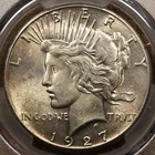 1927-P Peace Dollar — photo from another recent sale