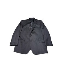 Brooks Brothers 1818 Fitzgerald Blazer 43S Charcoal Herringbone Saxxon Wool USA