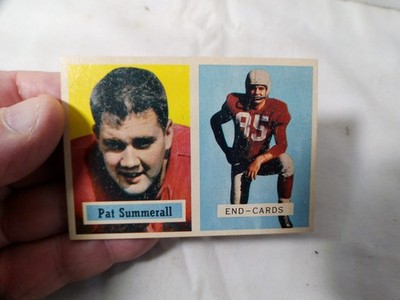 1957 Topps #14 Pat Summerall Football Card | eBay