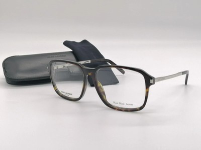 Saint Laurent SL 40 Rechteck Brille Herren Glasses Frame Eyewear Old Stock
