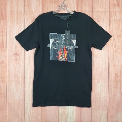 Supply And Demand Tee Shirt Mens Small Black NYC Battle Graphic Print