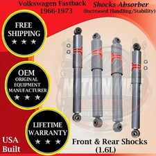 Kyb Oem Front Rear Shocks For 1966-1973 Volkswagen Fastback Lifetime Warranty