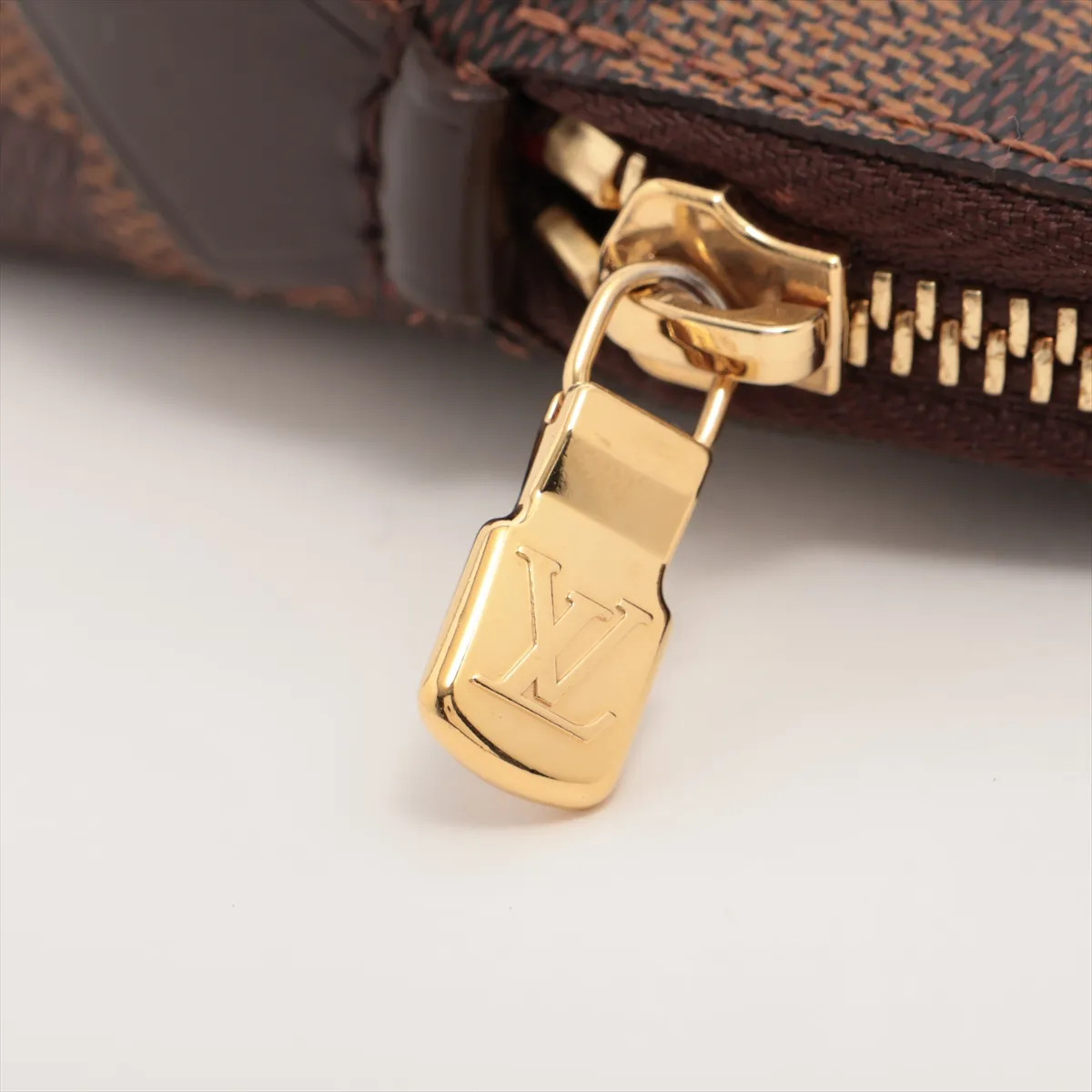 Louis Vuitton Damier Pochette cosmetic GM Brown Pouch - # image 6