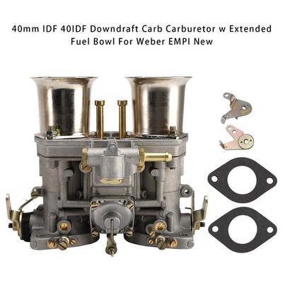 40mm IDF 40IDF Downdraft Carb Carburetor w Extended Fuel Bowl For Weber EMPI US