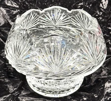 Waterford Crystal Double Signed Centerpiece Wedding Bowl