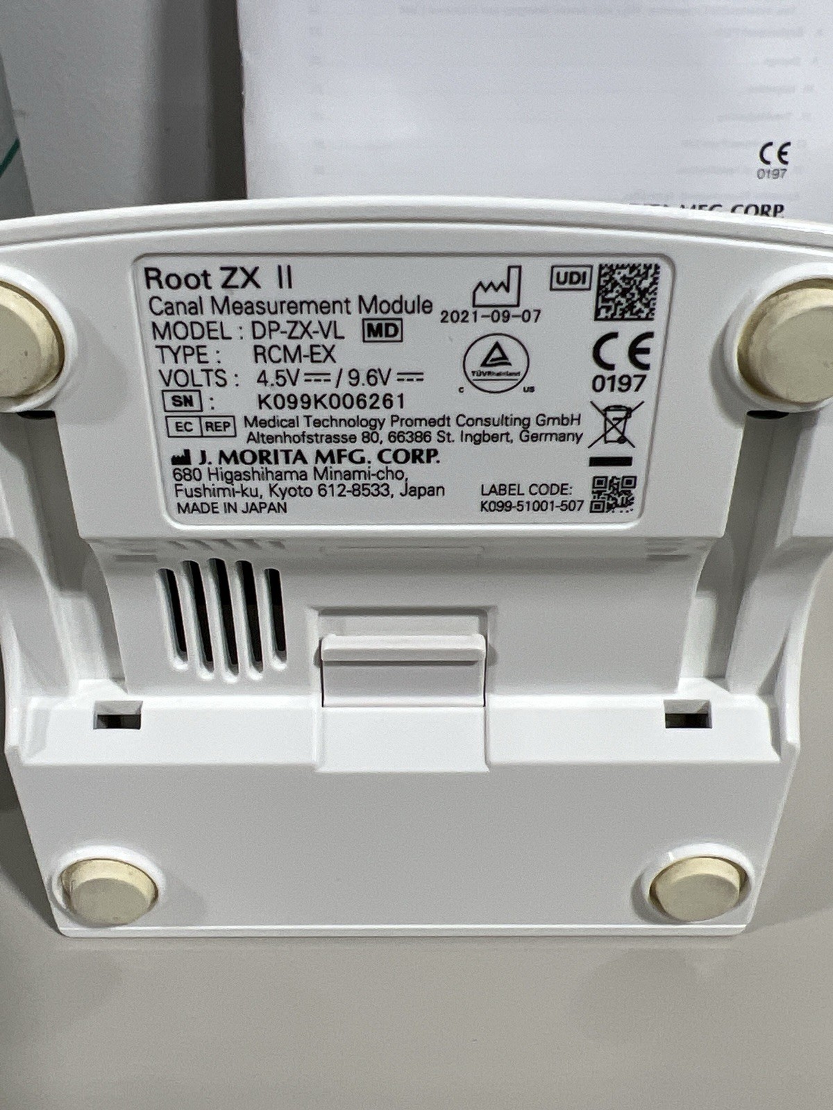 J Morita Root ZX II Dental Endodontic Apex Locator with Accessories