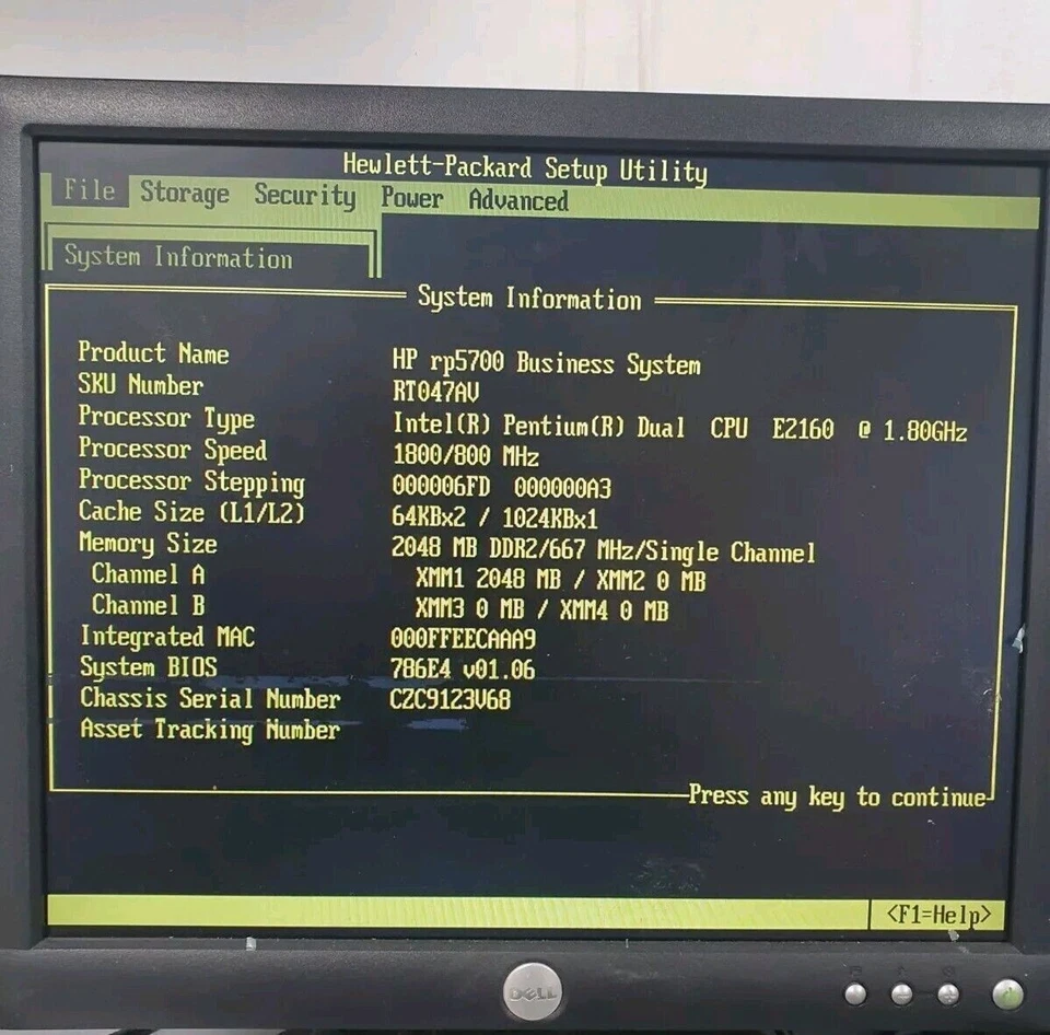 HP Compaq RP5700 SN CZC9123V68 - Image 3 of 4